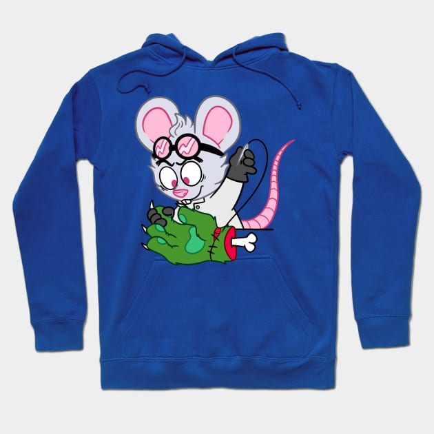 Dr Catnip at work Hoodie by Get A Klu Comics